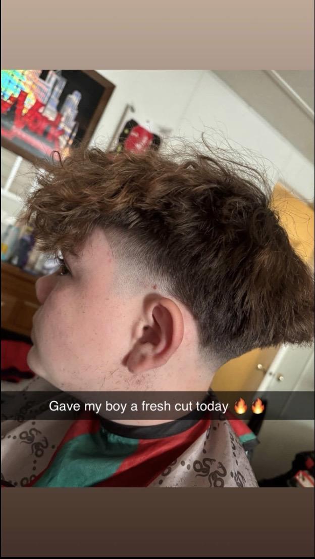 Finished textured fade by Look Good Feel Good Mobile Barbering